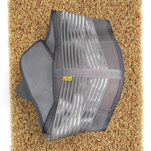 Gray Mesh Waist Support Belt